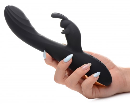 Cuddles 10X Silicone Rabbit Vibrator CURVE TOYS