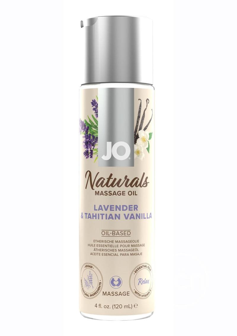 JO Naturals Lavender & Tahitian Vanilla Massage Oil SYSTEM JO