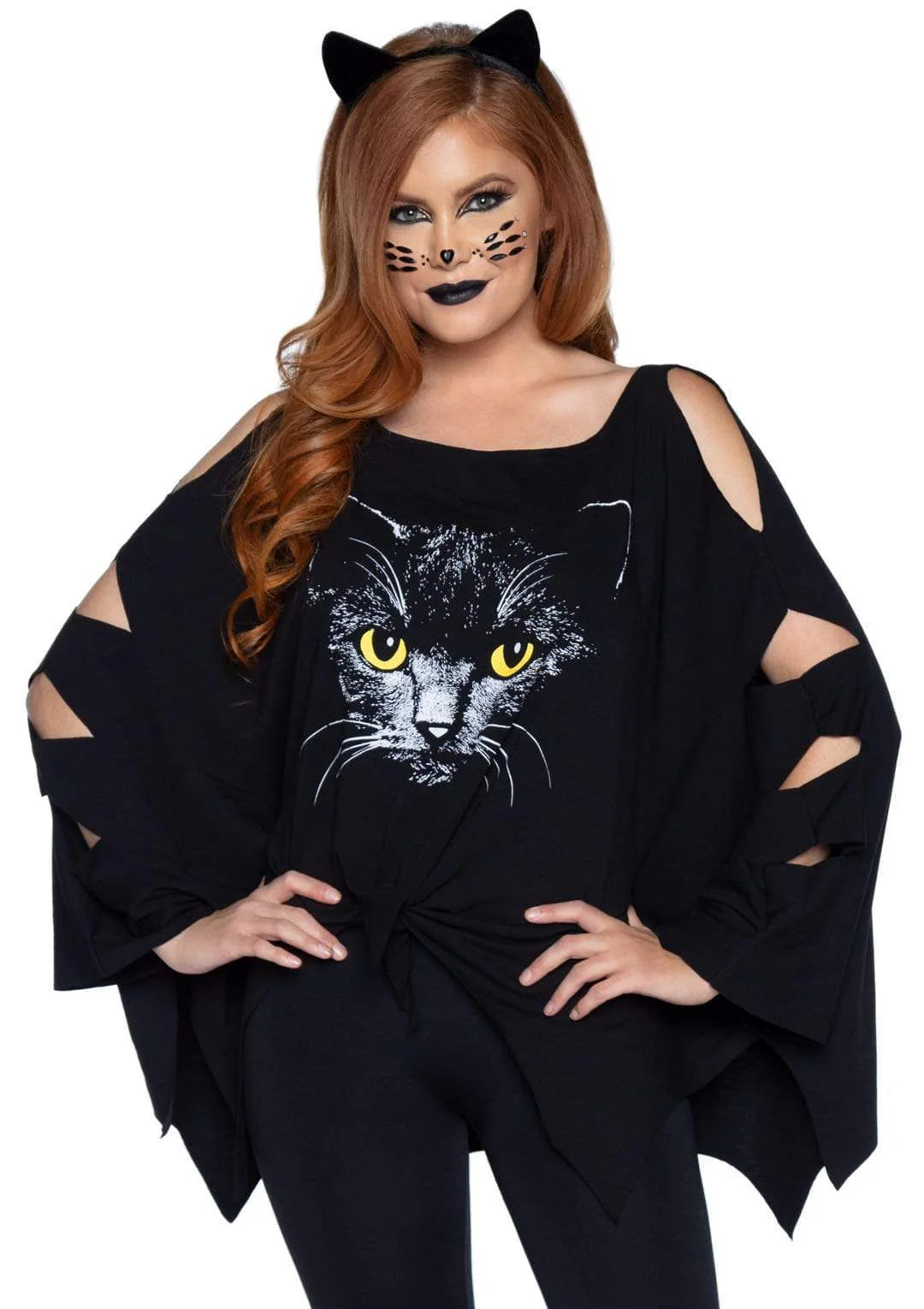 Leg Avenue Cat Costume Poncho Set