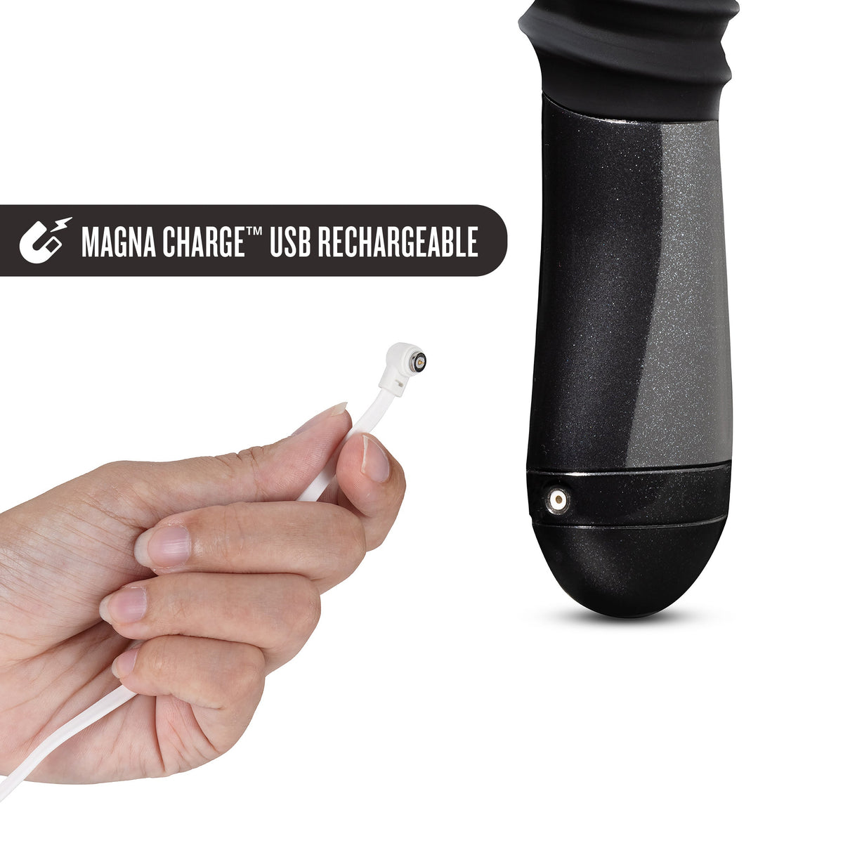 Temptasia Lazarus Rechargeable Silicone Thrusting Dildo - SP BOUTIQUE
