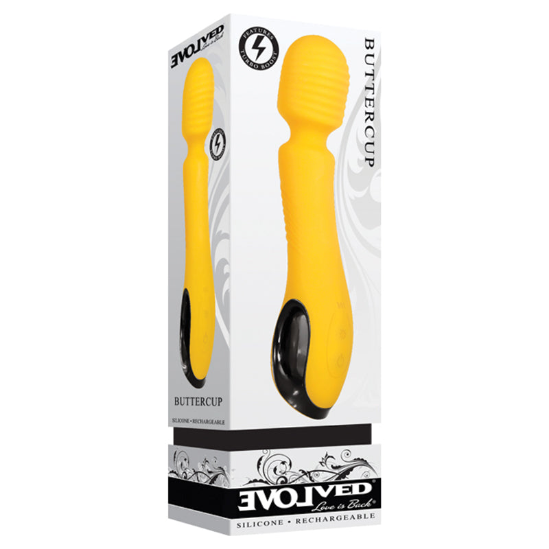 Evolved Buttercup Rechargeable Wand Vibrator - SP BOUTIQUE