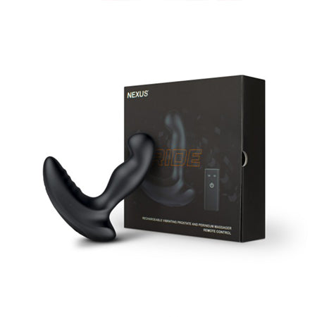 Nexus Ride Remote Control Prostate Dual Motor Vibrator Black - SP BOUTIQUE