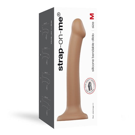 Strap-On-Me Semi-Realistic Dual Density Bendable Dildo-M - SP BOUTIQUE