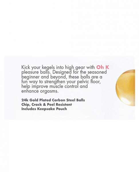 CG Pleasure Balls 24K Gold Plated (Set) - SP BOUTIQUE