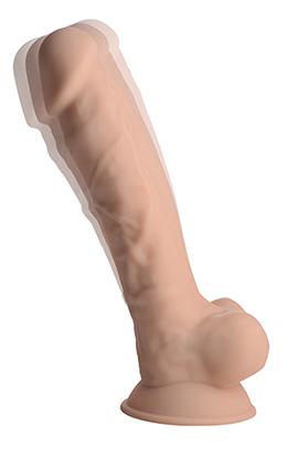 FLESHSTIXXX Vibrating Rechargeable Dong 8in Light - SP BOUTIQUE