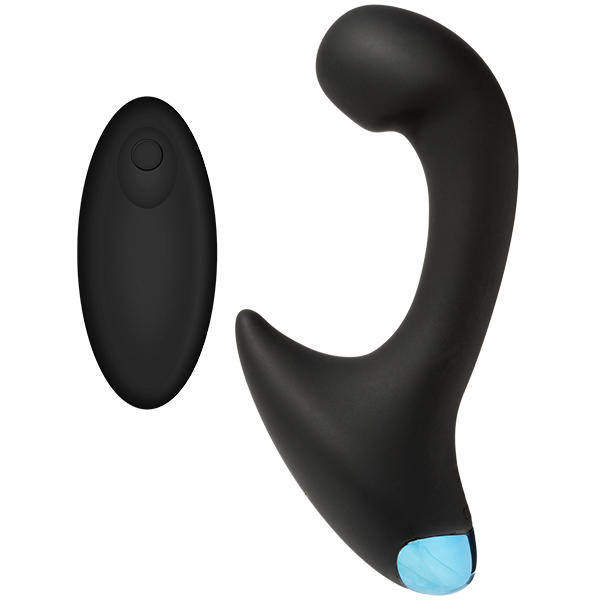 Optimale Vibrating P-Curve Black Rechargeable Prostate Massager - SP BOUTIQUE