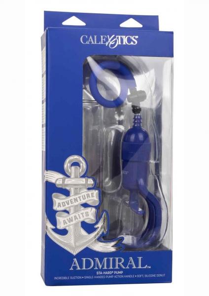 Admiral Sta-Hard Male Enhancement Pump with Silicone Base and Master-Grip Handle for Size and Stamina - SP BOUTIQUE
