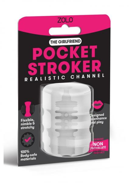 ZOLO Original Ribbed Pocket Stroker - Flexible Body-Safe Material for Enhanced Oral Play - SP BOUTIQUE