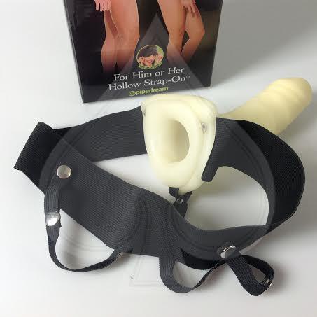 Fetish Fantasy Hollow Strap On 6.5 Inches - SP BOUTIQUE