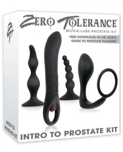 Intro To Prostate Kit 4 Piece Black - SP BOUTIQUE