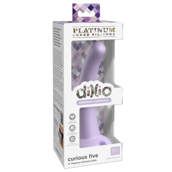 Dillio Platinum Curious Five Silicone Dildo - SP BOUTIQUE