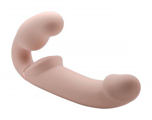 10X Evoke Ergo Fit Strapless Vibrating Strap – Inflatable Pleasure & Remote Control for Couples - SP BOUTIQUE