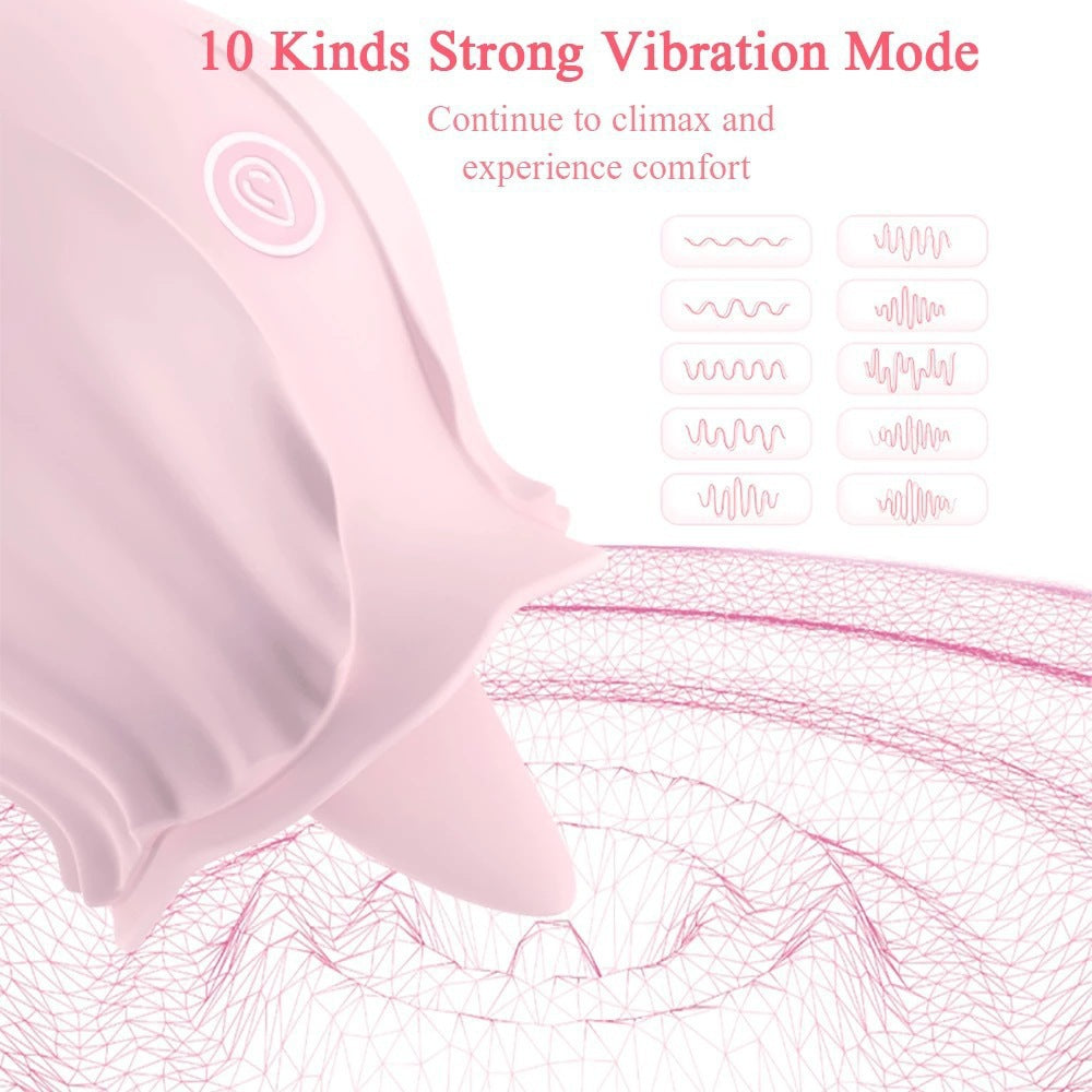 Flicking Vibrating Tongue Rose - SP BOUTIQUE