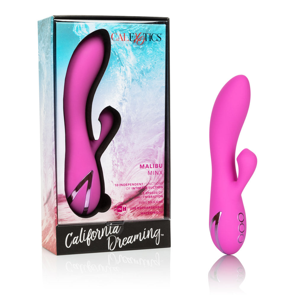California Dreaming Malibu Minx Massager with 10 Suction Functions & 3 Vibration Speeds - SP BOUTIQUE