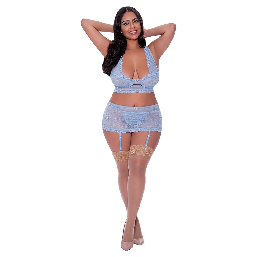 Magic Silk Bralette, Skirt & G-String - SP BOUTIQUE