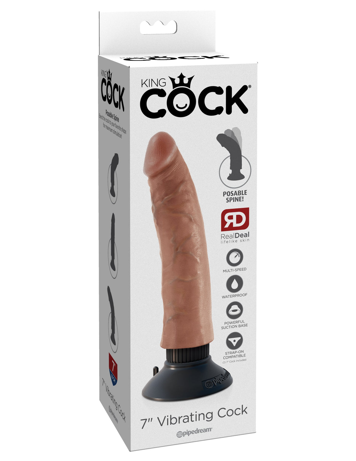 King Cock Vibrating Dildo - SP BOUTIQUE