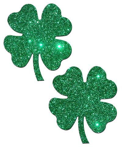 Four Leaf Clover Shamrock Green Pasties - SP BOUTIQUE