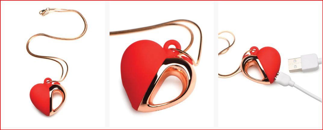 Charmed Silicone Heart Necklace - SP BOUTIQUE