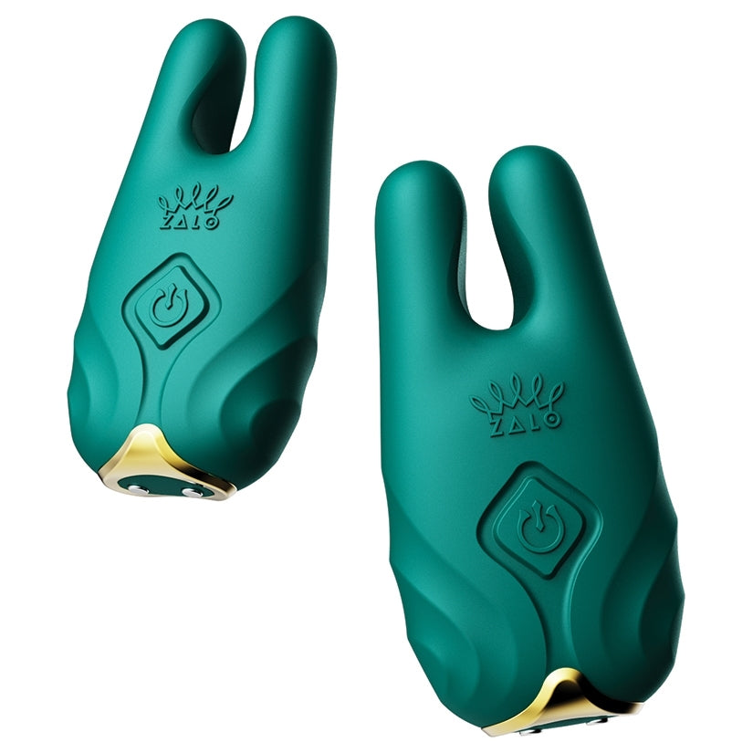 ZALO NAVE Dual Motor Nipple Clamps - App Controlled, 8 Vibration Modes, USB Rechargeable - SP BOUTIQUE
