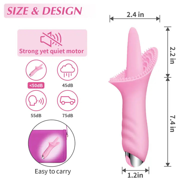 Sensuous Vibrating Cunnilingus Massager - SP BOUTIQUE