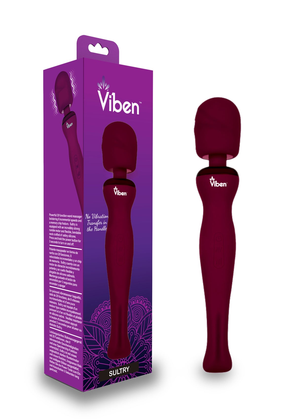 Viben Sultry Intense Handheld Wand Massager - SP BOUTIQUE