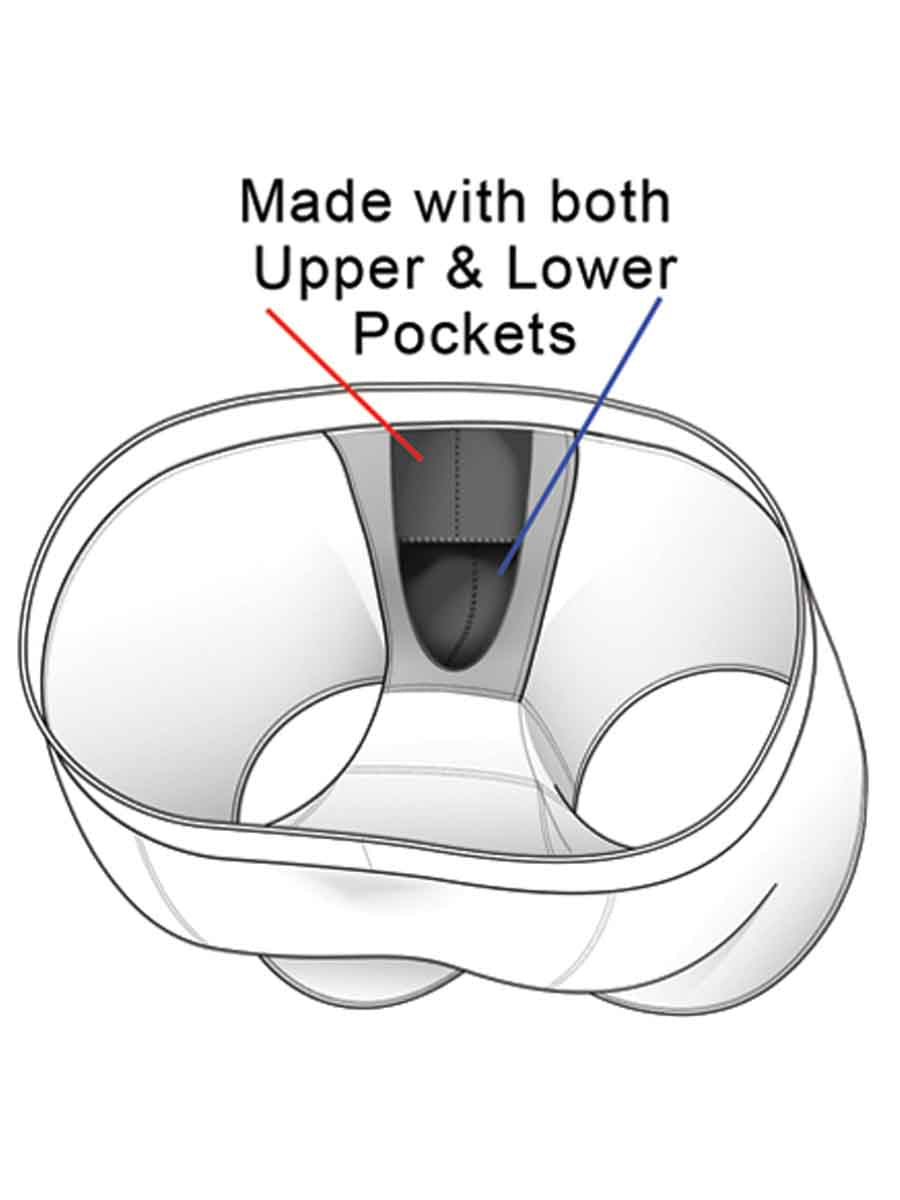 Male Power Pocket Pouch Short - SP BOUTIQUE