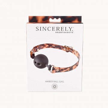 Sincerely Amber Ball Gag - SP BOUTIQUE
