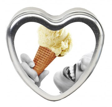 Edible Candle For Massage - Heart-Shaped Aromatic Oil, 3-In-1 Moisturizer & Skin Nourisher - SP BOUTIQUE