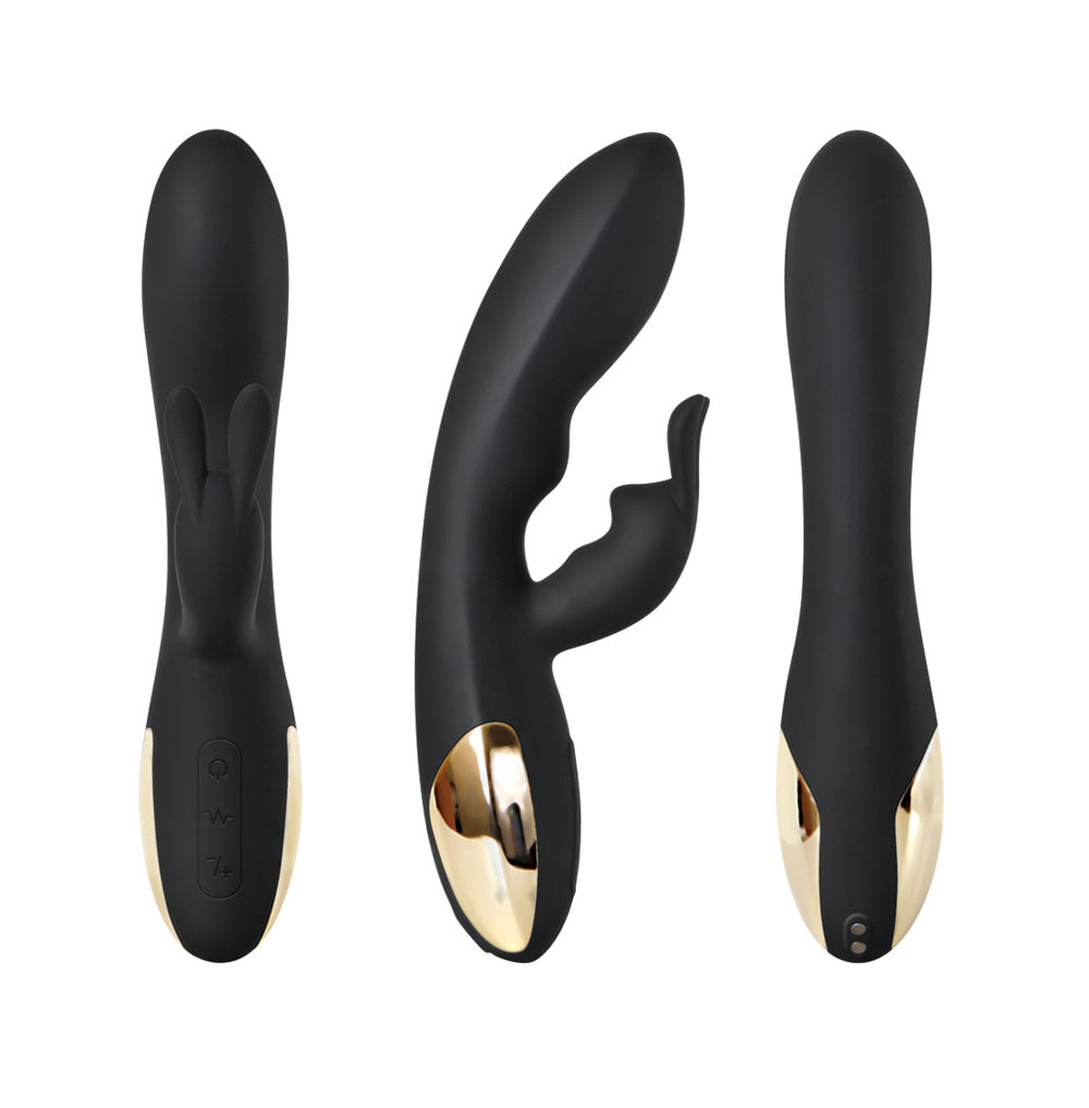Rechargeable Rabbit Vibrator – 10 Vibration Functions, Waterproof, Dual Motors & Silky-Smooth Silicone - SP BOUTIQUE