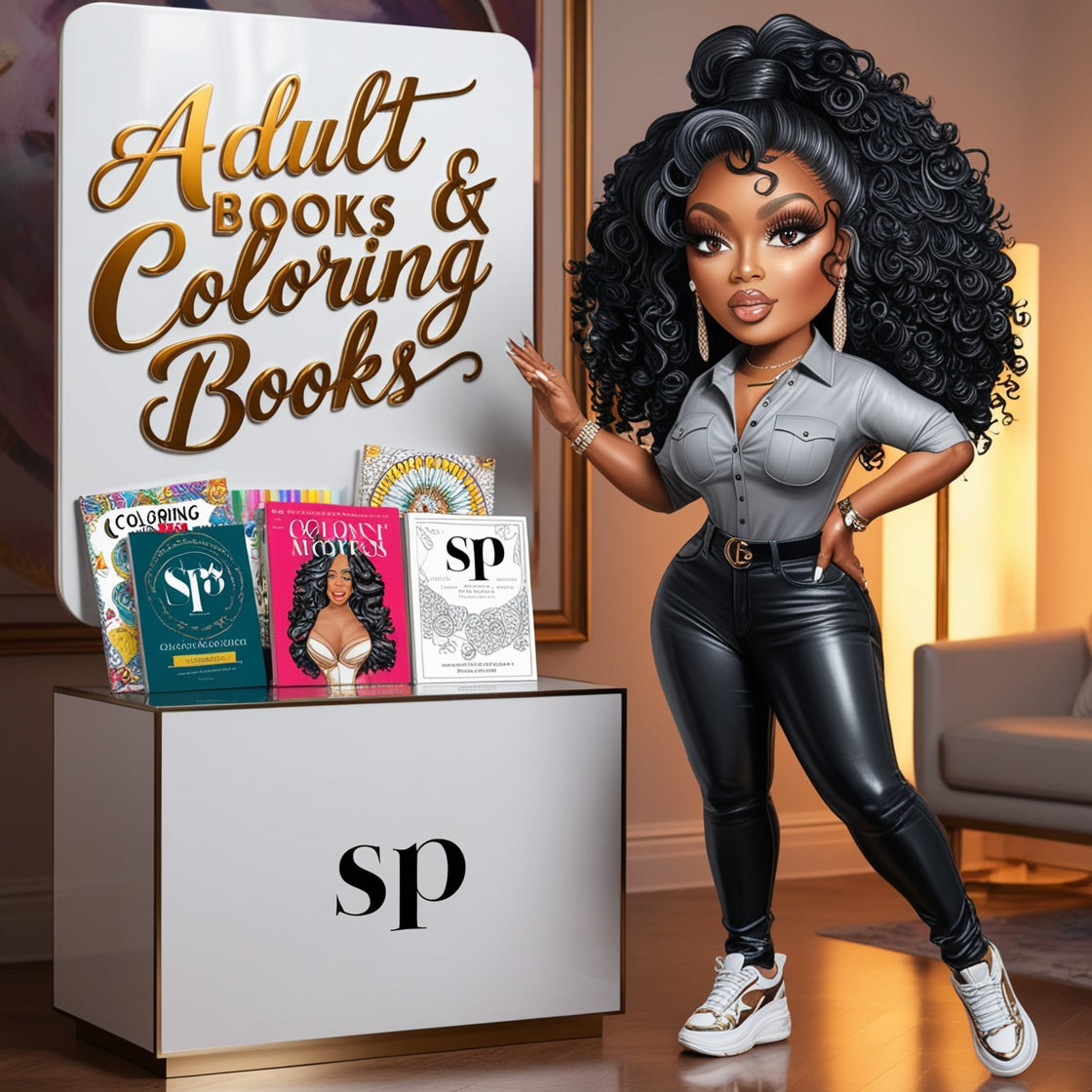 ADULT BOOKS & COLORING BOOKS