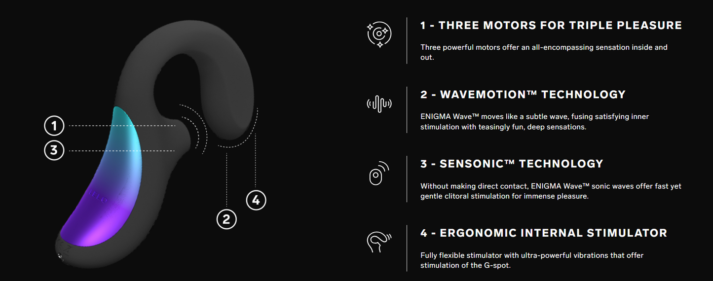 Lelo Enigma Wave Suction Dual Stimulator