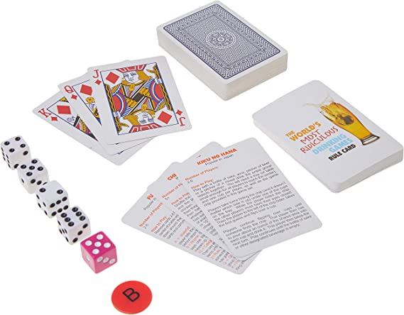 30 Fun Drinking Games From Worldwide – Complete Set With Cards, Dice &amp; Game Chip - SP BOUTIQUE