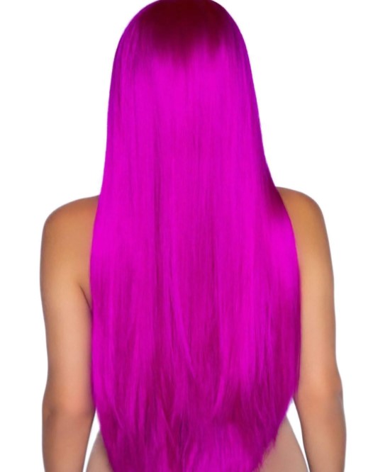 Long Straight 33" Center Part Wig