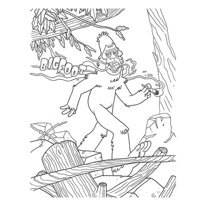Who Smokes Weed? Coloring Book WOOD ROCKET