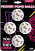 Pecker Beer Pong Balls 4-Pack SP