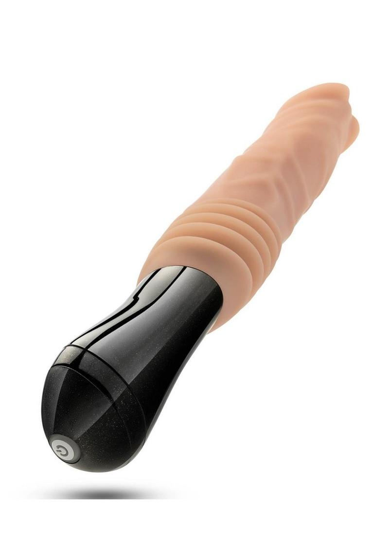 Dr. Skin Silicone Dr. Arthur Consolador Vibrador Giratorio de Empuje Recargable