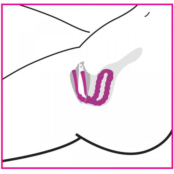 Petal Pusher Silicone Labia Spreader with metal core - Durable labia spreader device designed for comfort and maximum stimulation during intimate moments.