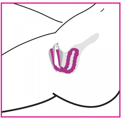 Petal Pusher Silicone Labia Spreader with metal core - Durable labia spreader device designed for comfort and maximum stimulation during intimate moments.