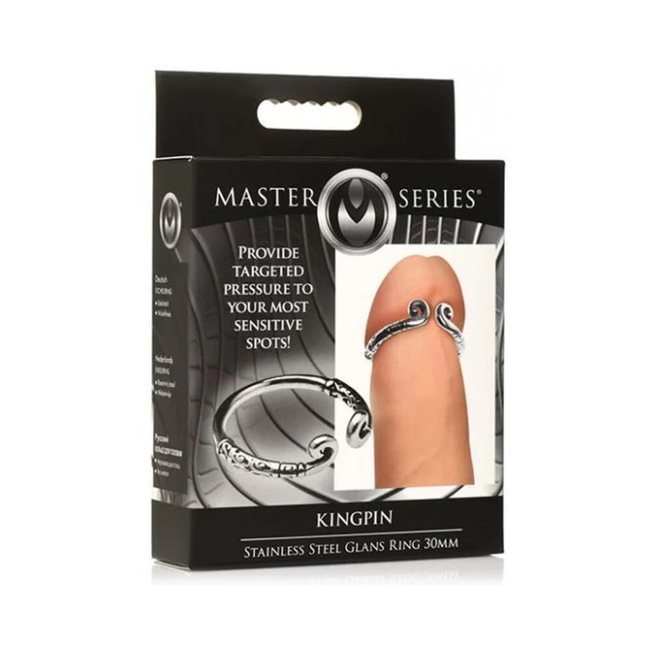Master Series Kingpin Stainless Steel 30mm Glans Ring XR BRANDS
