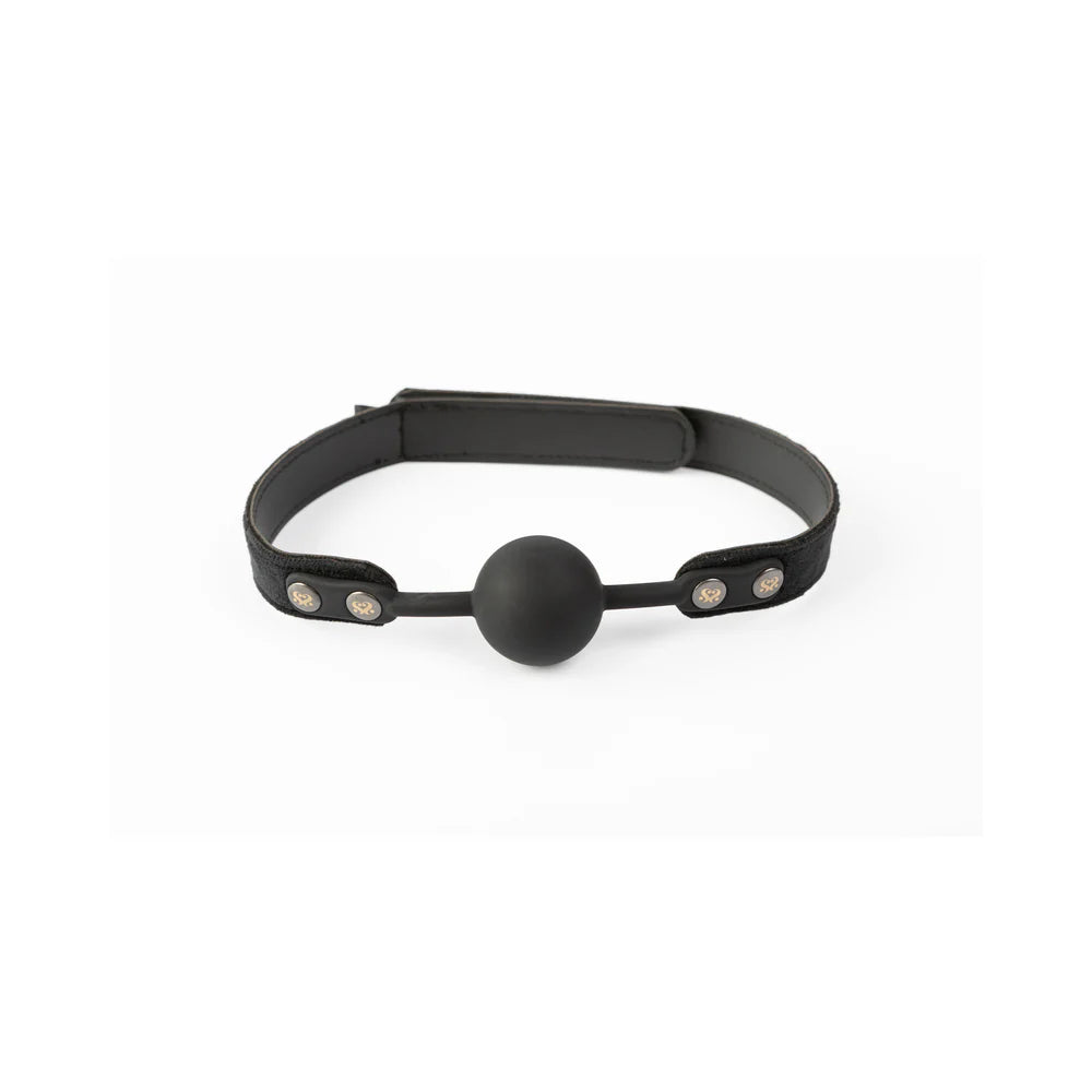 SEI MIO Strictly Come Quietly Soft Strap Silicone Ball Gag CREATIVE CONCEPTIONS
