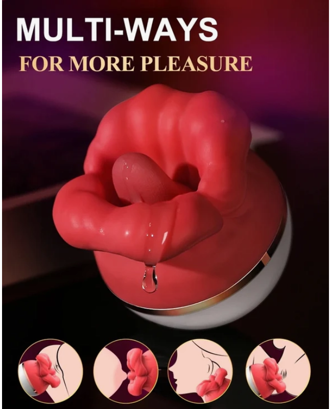 Big Mouth Mystical Tongue Licking &amp; Suction Vibration SP BOUTIQUE