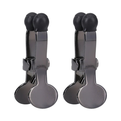 Merci Nippers Stainless Steel Nipple Clamps with Silicone Tip DOC JOHNSON