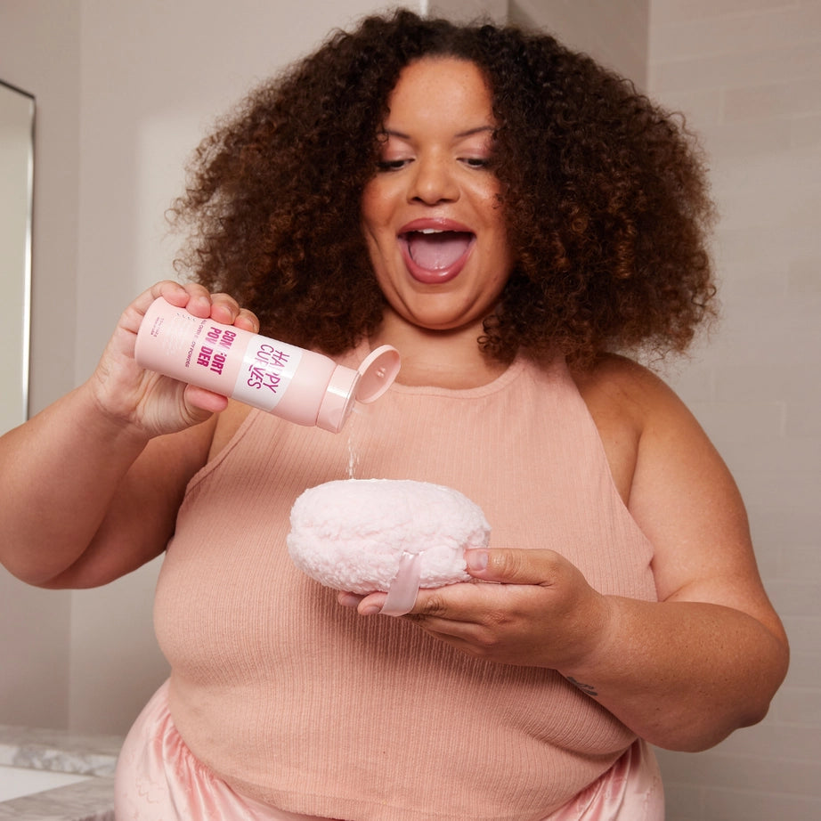 Happy Curves Comfort Powder Puff HAPPY NUTS