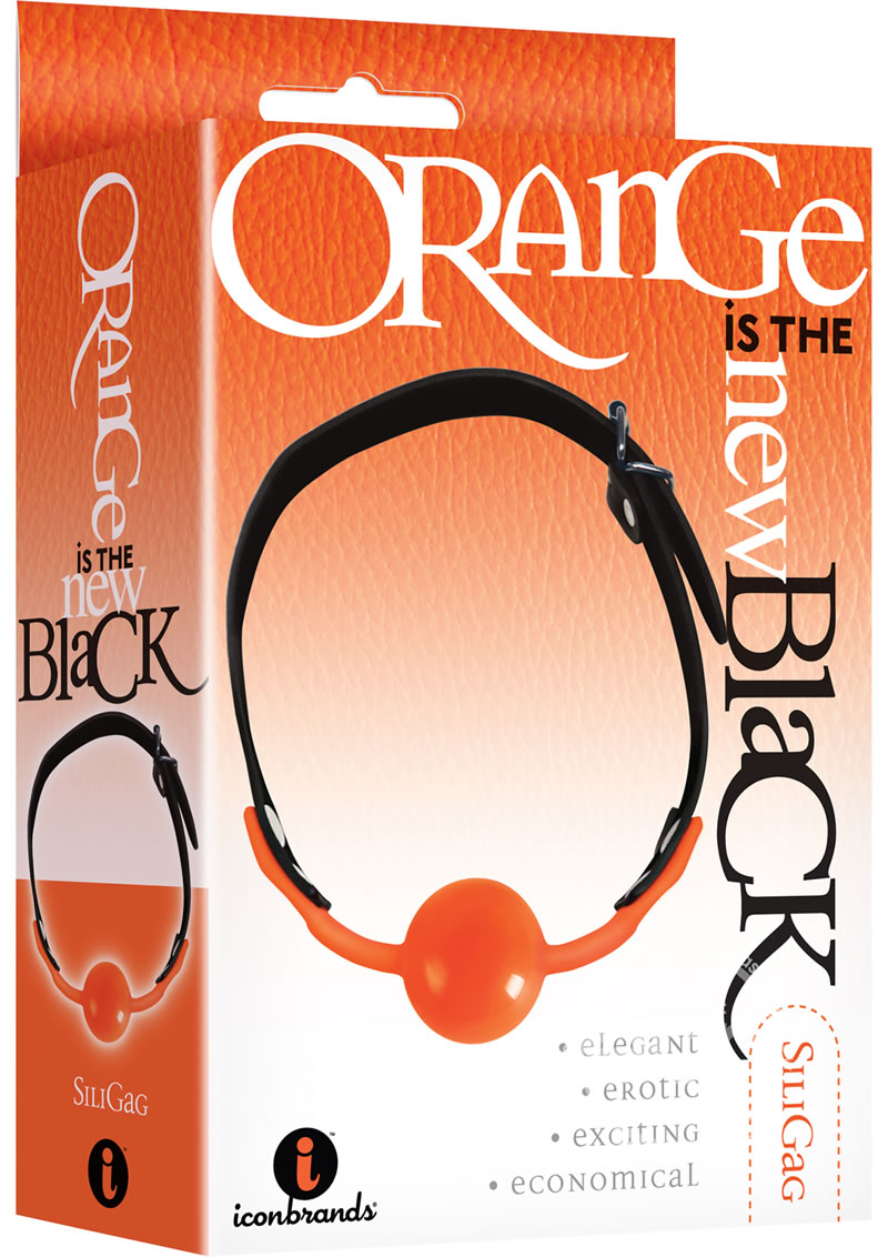 The 9s Orange Is The New Black Silicon Gag ICON BRANDS