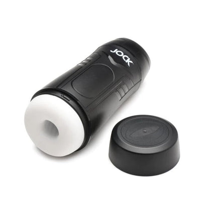 Jock 9X Sucking Vibrating Masturbator - 3 Speeds, Multi-Textured Tunnel, Rechargeable - SP BOUTIQUE