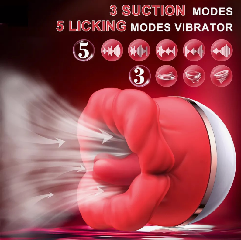 Big Mouth Mystical Tongue Licking & Suction Vibration