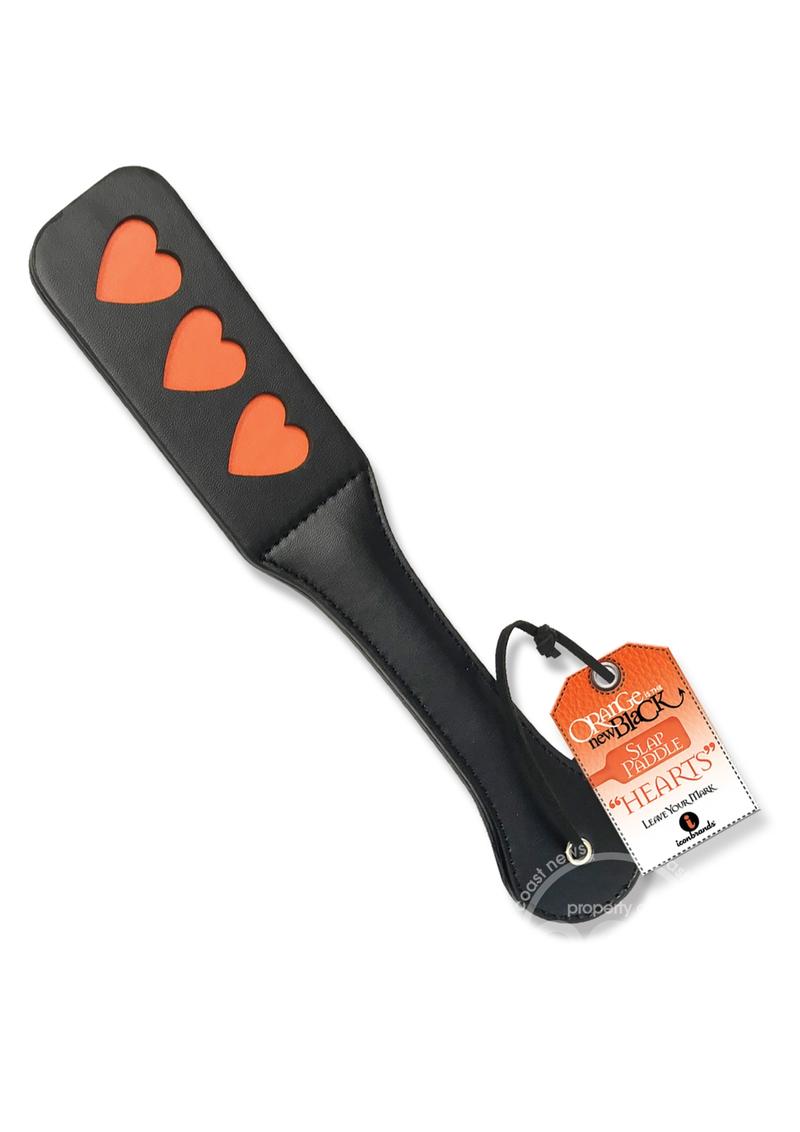 Orange Is The New Black Slap Paddle, Hearts ICON BRANDS