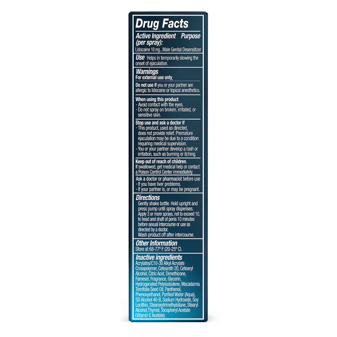 Promescent Climax Control Desensitizer Spray (60 Sprays)