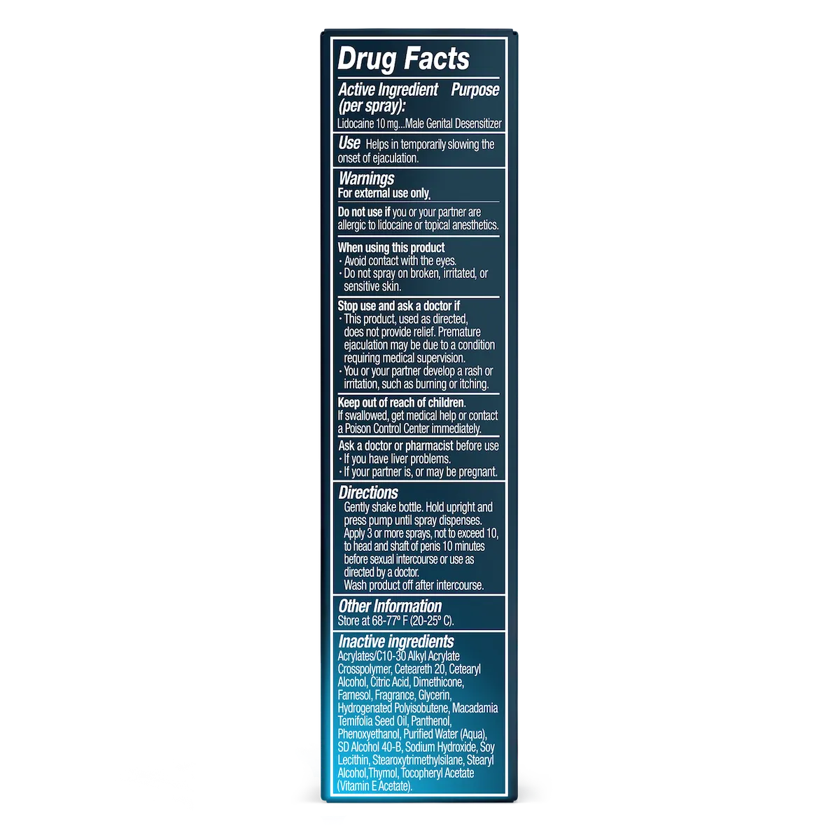 Promescent Climax Control Desensitizer Spray (60 Sprays)