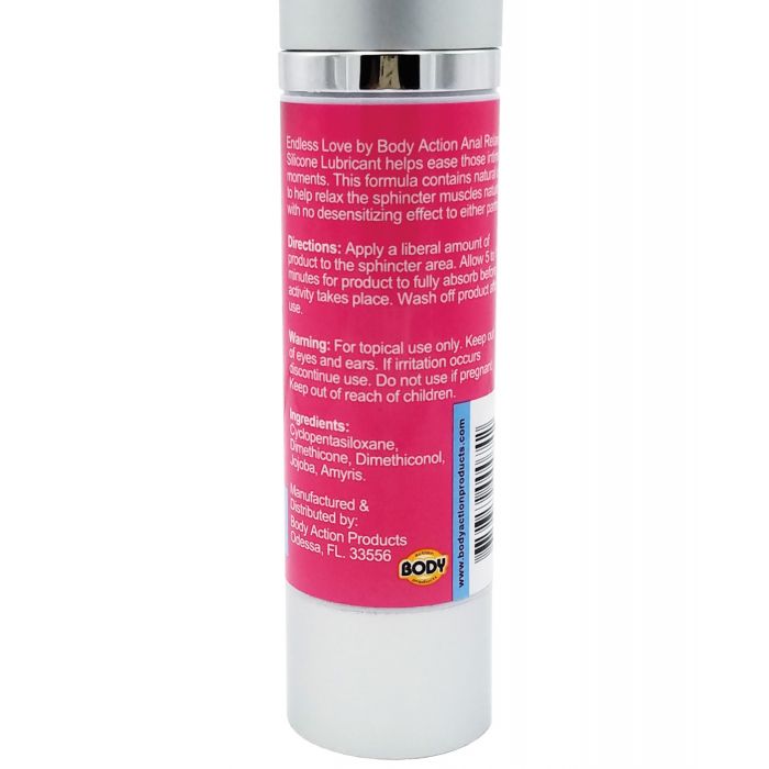 Endless Love Relaxing Anal Silicone Lubricant BODY ACTION